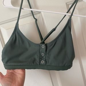 Xhilaration olive Bikini top, large
